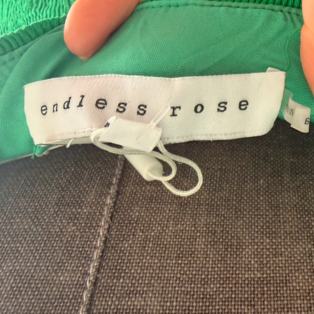 Endless Rose Plissé Cutout Wide Leg Jumpsuit - Picture 7 of 8